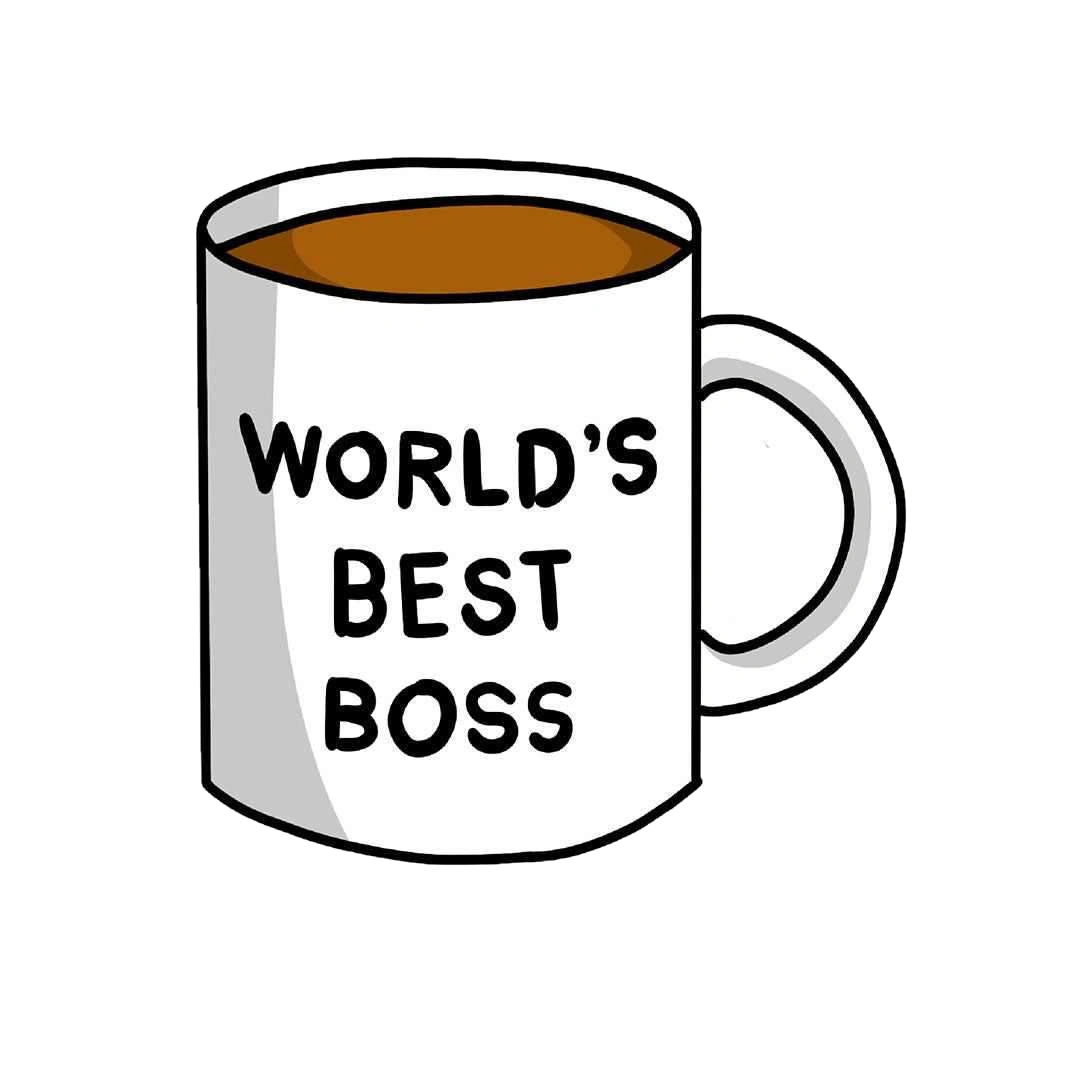 World's Best Boss Sticker